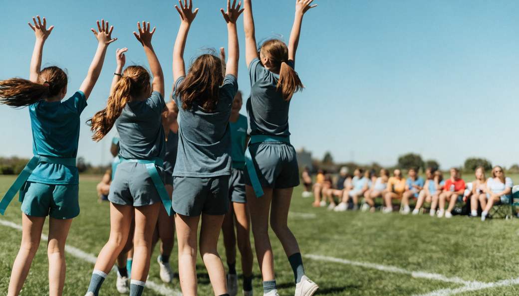 Girls flag football